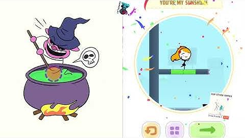 Help Monster 2 Tricky Puzzle vs Save Her - Satisfying ASMR Games All Levels