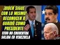 ¡Biden sigue con lo mismo! Reconocen a Guaidó como Presidente de Venezuela en lo que deciden