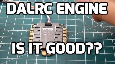 DALRC ENGINE 40A ESC // Review and Noise Testing