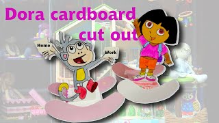 How to Make Dora the Explorer Cardboard Cut Out For Students Table Fidget Toys| DIY Handmade Origami