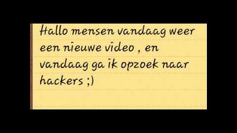Hacker hunting 1 - msp nl