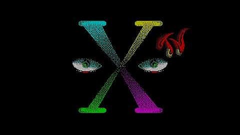 TV-X Die Krupps Group - ZX Spectrum #ZXSpectrum #demoscene #8bit #chiptune #pixelart