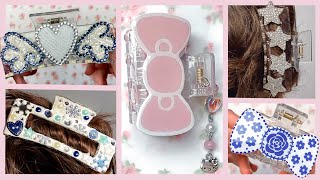 DIY Claw Clips 🎀 no Cricut required! easy aesthetic crafts 🤍 by Megan Weller 3,206 views 3 months ago 11 minutes, 42 seconds