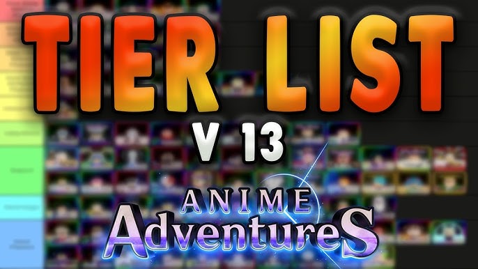 NEW Update 12.5 Anime Adventures Tier List * Who You Should Summon