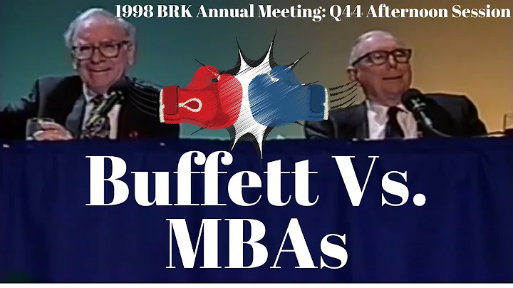 Warren Buffett: We Don't Worry About Risk The Way You're Taught In Business School (1998 Q44 pm)