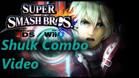 Power of Monado! SSB4 Shulk Combo Video