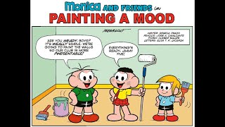 Monica and Friends in-Painting a mood