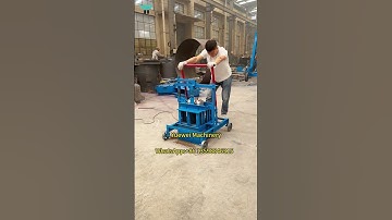 Yuewei 2-45 cement block making machine #cementbricks #brickmakingmachine #shorts