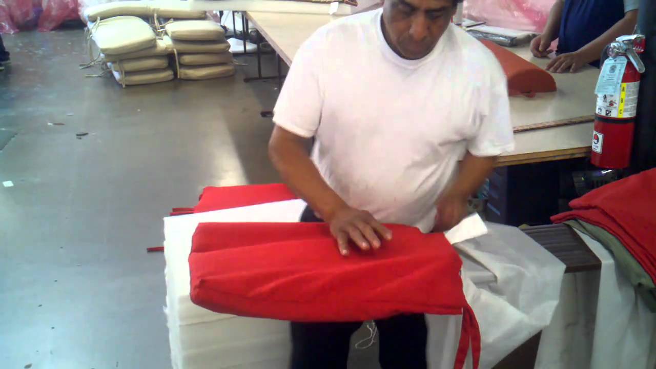 Vacuum stuffing a cushion YouTube