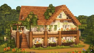 [Minecraft] 🌼💖 Cozy Cottagecore House Tutorial / Aesthetic / Mizuno's 16 Craft Resource Pack