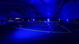 Glow in the dark tennis @ T.V. De Delftse Hout