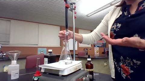 Redox titration of hydrogen peroxide