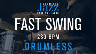 Vignette de la vidéo "Swing - Fast Tempo Jazz Drumless Backing Track | 230 Bpm"