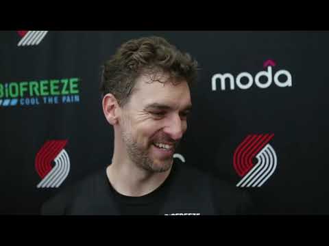 Pau Gasol eager to return from injury, make the most of season with Portland Trail Blazers