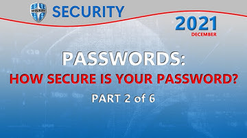 How Secure is your Password