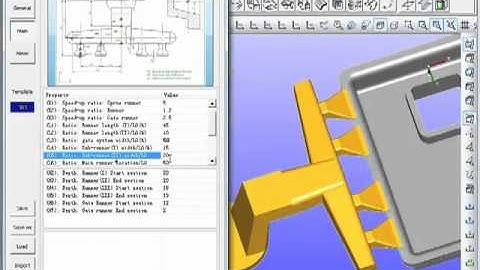One button gate System design in die casting (Example 1: plate)
