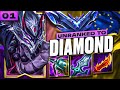 Unranked to diamond in euw  using best master yi builds and runes  high elo jungle gameplay