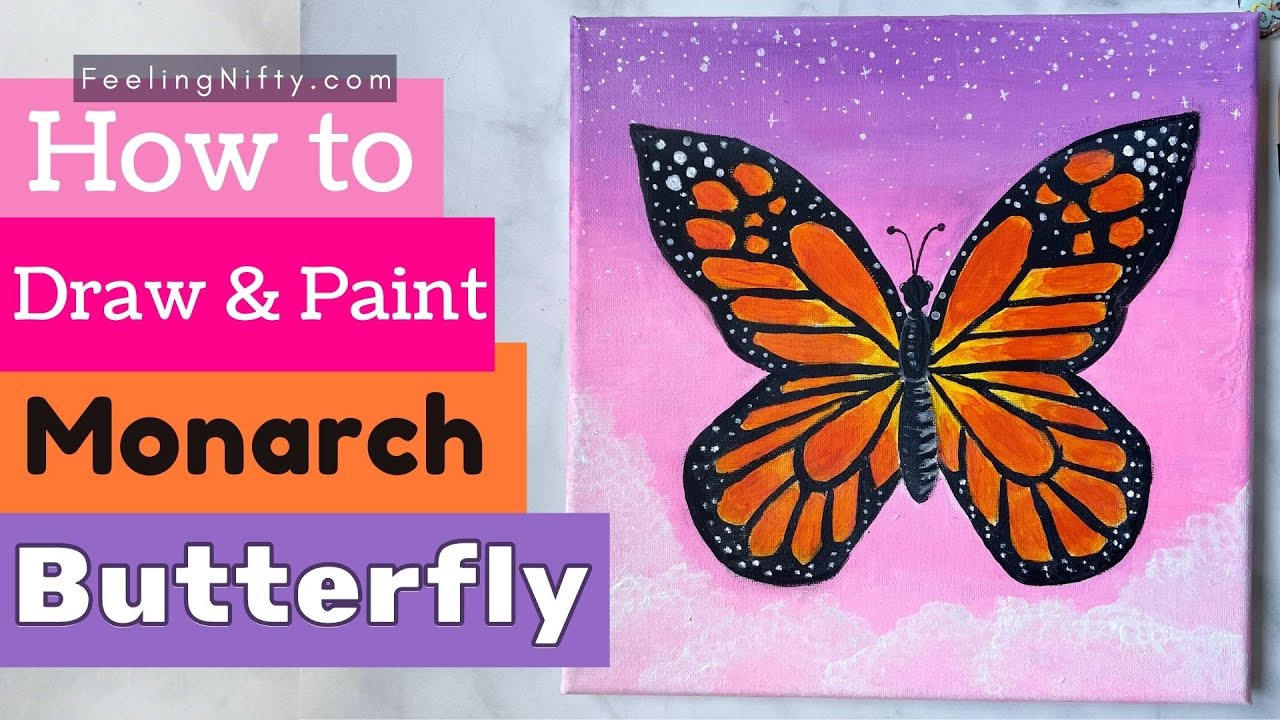 How To Paint A Butterfly {Easy Beginner Step-By-Step Tutorial}