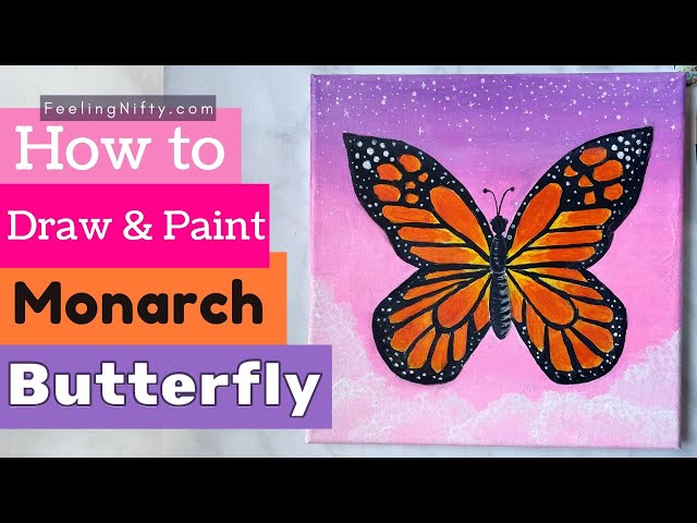 Art for Kids and Beginners: Create a Monarch Butterfly with Oil