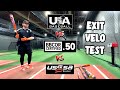 Bbcor vs usssa vs usa baseball bat  exit velocity comparison