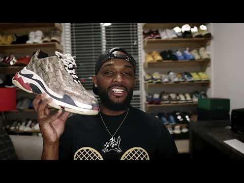 GUCCI BALENCIAGA TRIPLE S HACKER COLLAB UNBOXING (on foot review) -