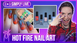 We're doing hot girl summer (on my broken nail) LIVE  New Holo Taco Fire & Ice