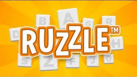 TOP FREE APPLE & ANDROID GAME RUZZLE ( SCRABBLE)  REVIEW