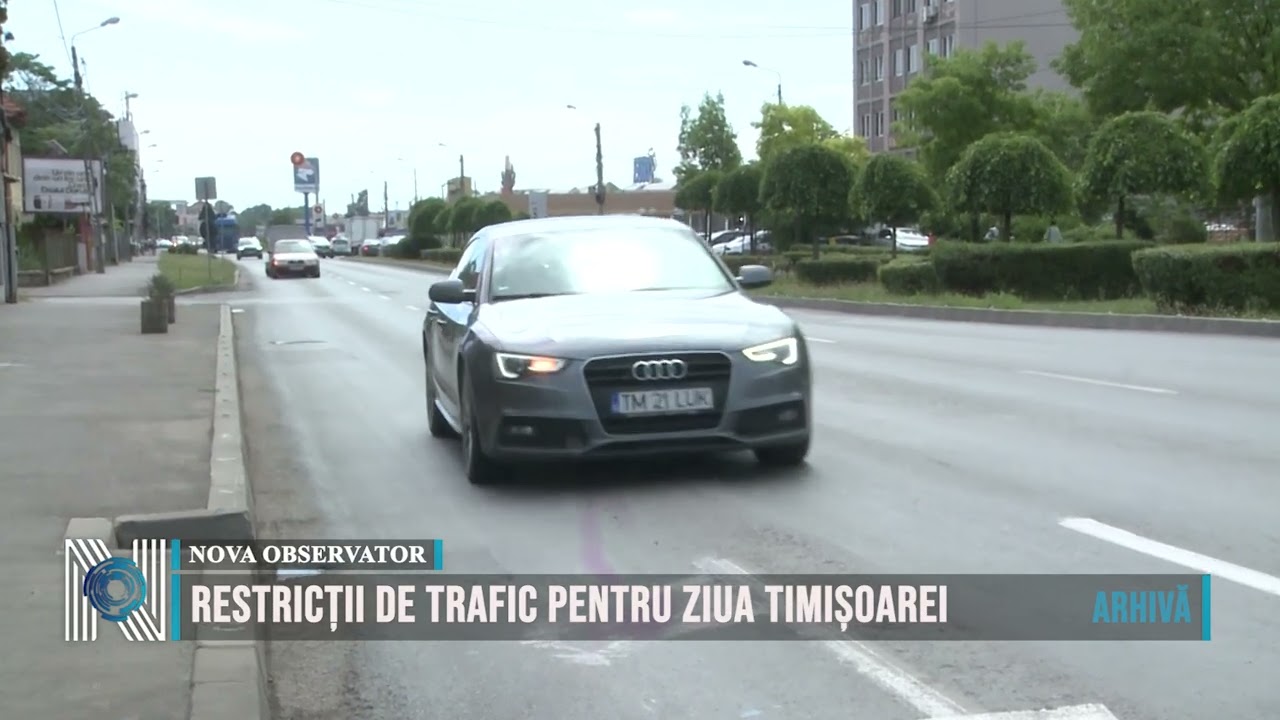 Restricții de trafic pentru Ziua Timișoarei