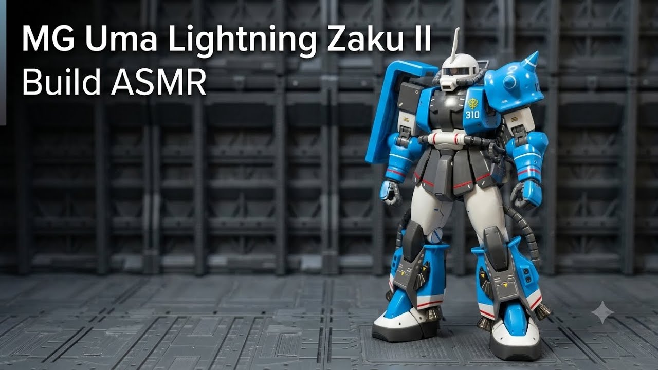 MG MS-06R-1A Zaku II Yuma Lightning Custom - YouTube