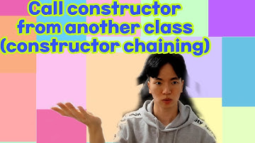 How to call constructor from another class in Java (constructor chaining)