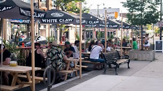 This Toronto neighbourhood has been transformed into a patio paradise
