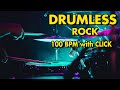 Hard rock backing track  no drums with click 100 bpm