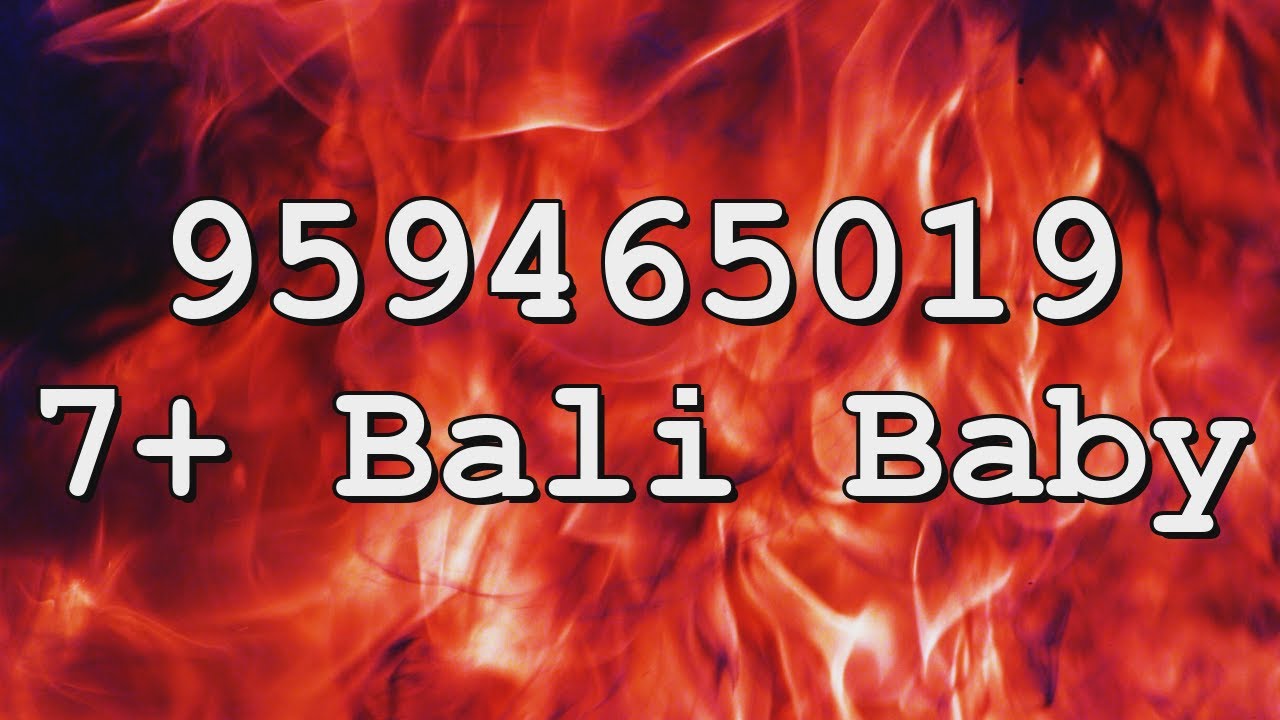 Bali Baby Roblox Song IDs YouTube 