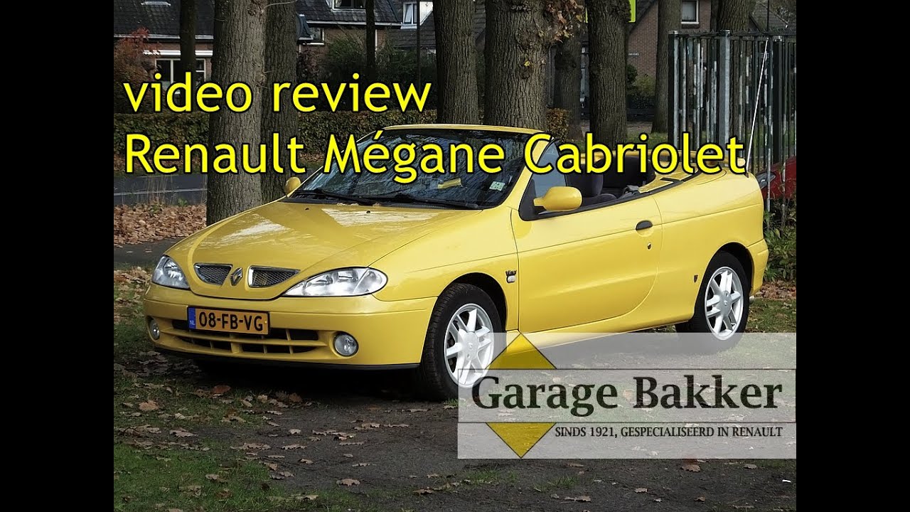 Video Review Megane Cabriolet 1 6 16v Sport 00 08 Fb Vg Youtube