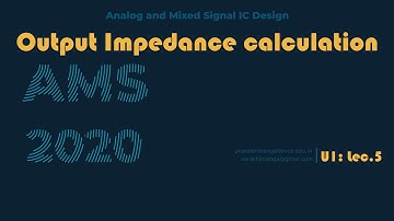 Output Impedance Calculation