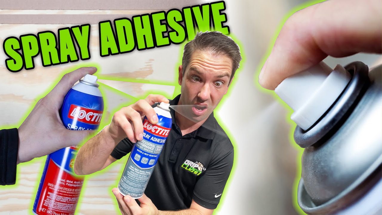 Loctite Adhesive Spray is some tacky stuff & we got just thing to clean it  up, Grip Clean! 