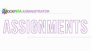 MackinVIA Administrator: Assignments