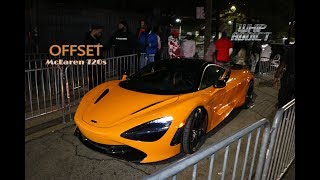 Caught #offset of #migos pullin up to compound night club atlanta in
his orange mclaren 720s exotic whip! these start at $275,000 and have
over 700hp! cou...