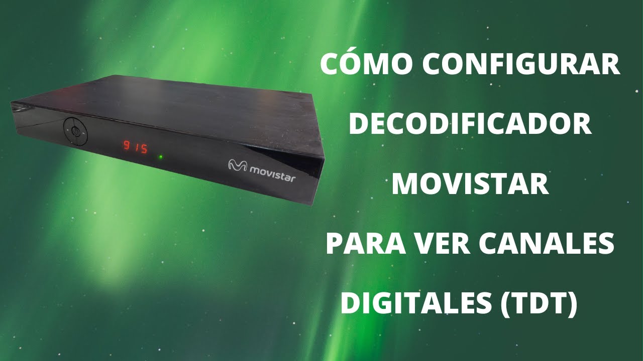 HOW TO USE OLD MOVISTAR DECODER FOR DIGITAL TELEVISION 