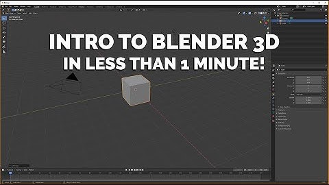 Intro to Blender 3D - Super Fast Mini Tutorials