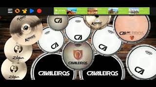 CAVALEIROS INESQUECÍVEL - AVISA ELA ( VERSÃO COVER DRUM BATERIA)