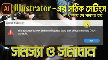 illustrator Problem Solve The Operation cannot complete because there isn