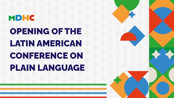 🎥🔴#Live | Opening of the Latin American Conference on Plain Language