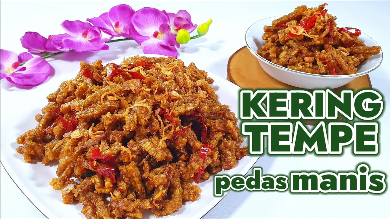 Resep kering tempe pedas manis