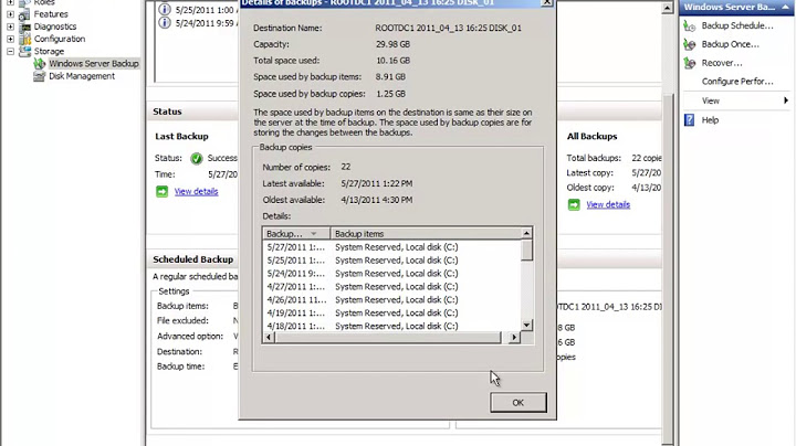 Hướng dẫn backup windows server 2008 năm 2024