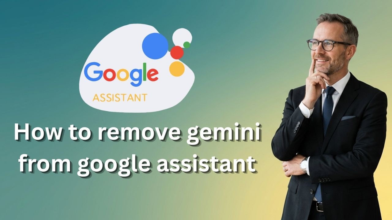How to remove gemini from google assistant (Latest Update) - YouTube