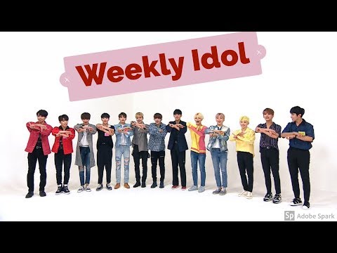 Reacting to Weekly Idol EP.308! (Seventeen) (Woozi kiss and Oppaya)