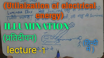 Utilization of electrical energy|ILLUMINATION|lecture-1| terms used in illumination|faizabad academy