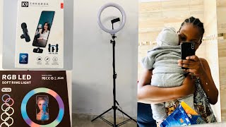 LIFE AS A MOM OF 2 | New Ring light | New Wireless Microphone