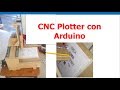 Cómo dibuja un Plotter CNC casero hecha con arduino (1)